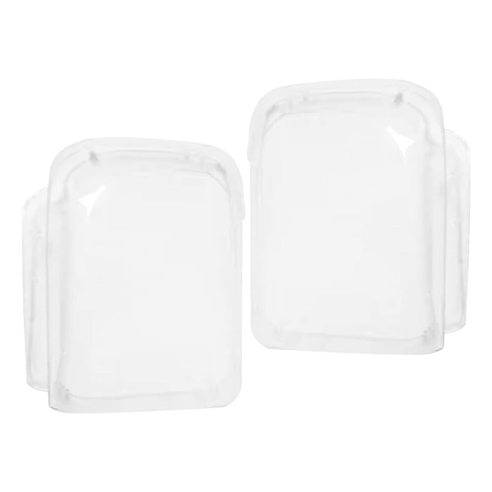 Fits for Sierra 1500 2500 14-18 2x LH RH Headlamp Lens Cover Clear no Glue