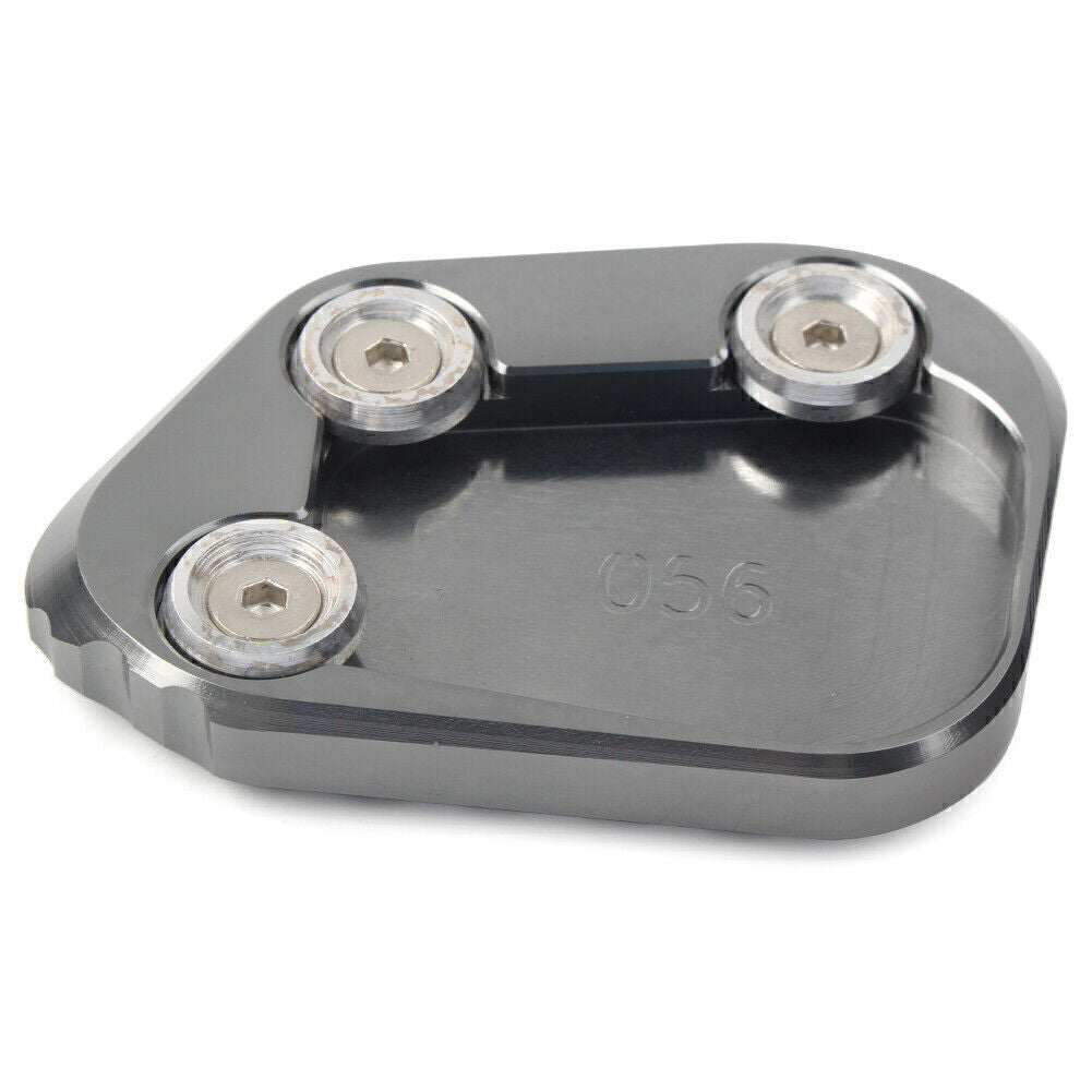 Gray Side Stand Kickstand Pad Extension Bracket Plate for Honda CBR250RR 2017-18