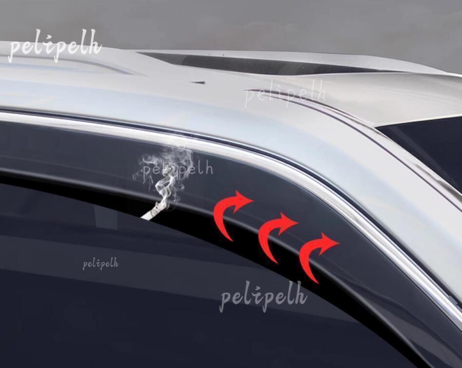 for Lexus LX600 2022-2024 Side Window Wind Visors Sun Rain Guard Vent Deflectors