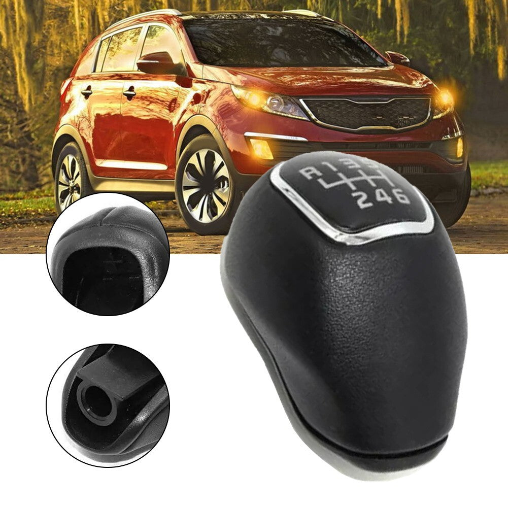 6 Speed Leather Gear Shift Knob Stick Lever for KIA 2012-2015 For 5 v