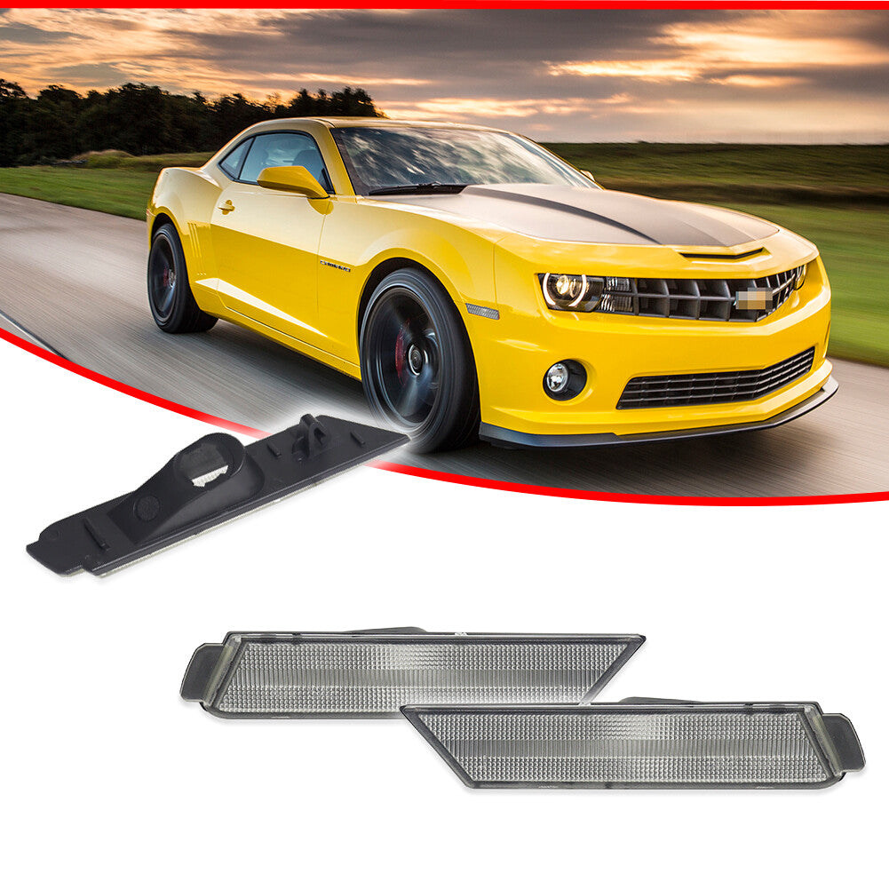 For 2010-15 for Camaro Clear Lens Front Side Marker Light Housing Replacement Kit - v
