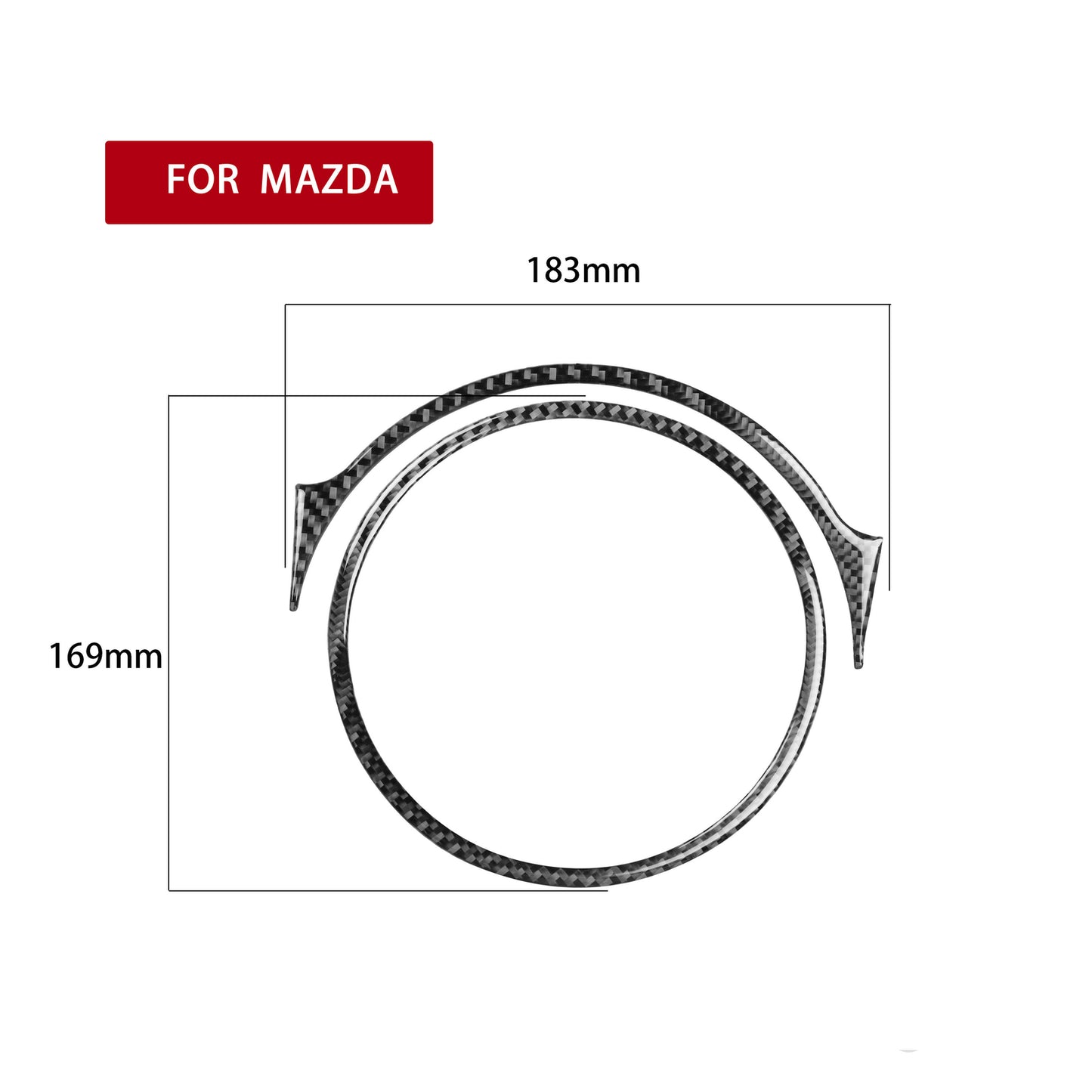 Carbon Fiber Window Control Switch Frame Cover Trim for VW for Golf MK7 2013-2019 v