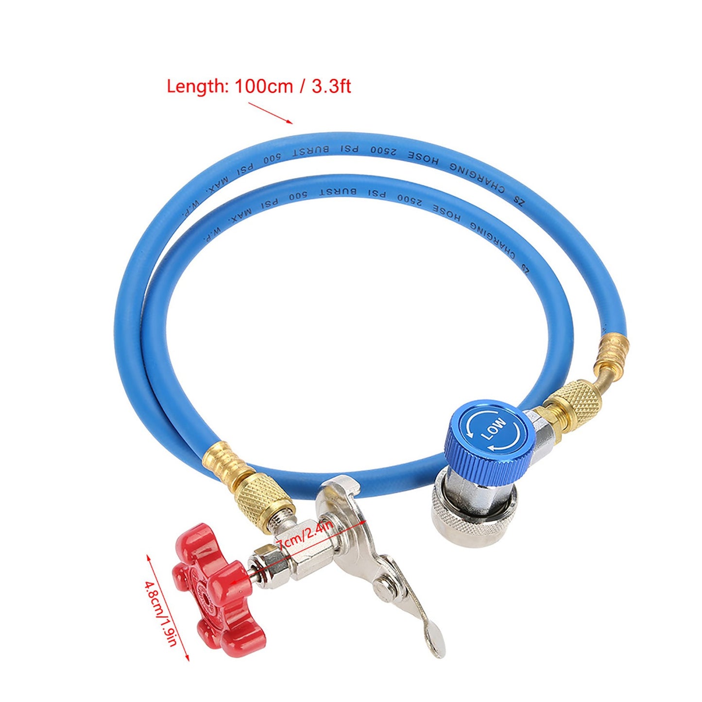 R134a Replenishment Hose Automobile Air Conditioning Fluorination Q
