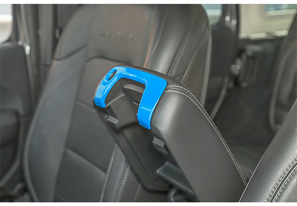 for Jeep for Wrangler JL JT 2018+ ABS Gear Shift Cup Holder Armrest Box Keyhole Trim
