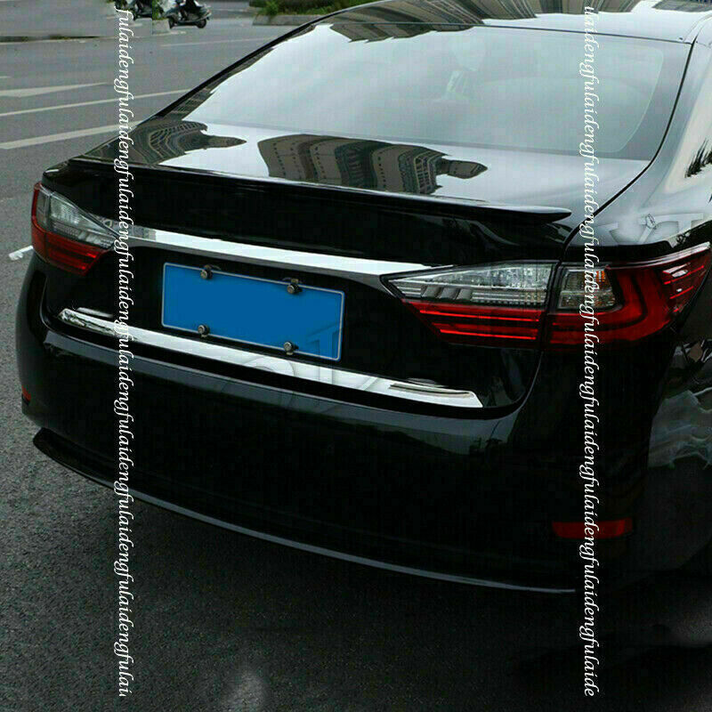 for Lexus ES350 ES300H 15-17 STAINLESS REAR TRUNK TAIL GATE DOOR LID COVER TRIM