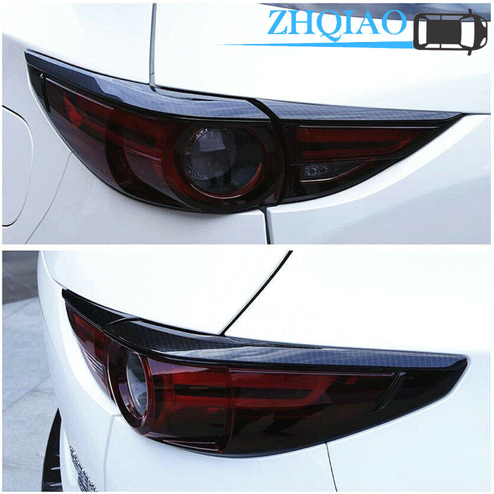 4P Rear Light Lamp Eyebrow Eyelid Bezel Cover Trim Fits for Mazda CX-5 CX5 2017-2019