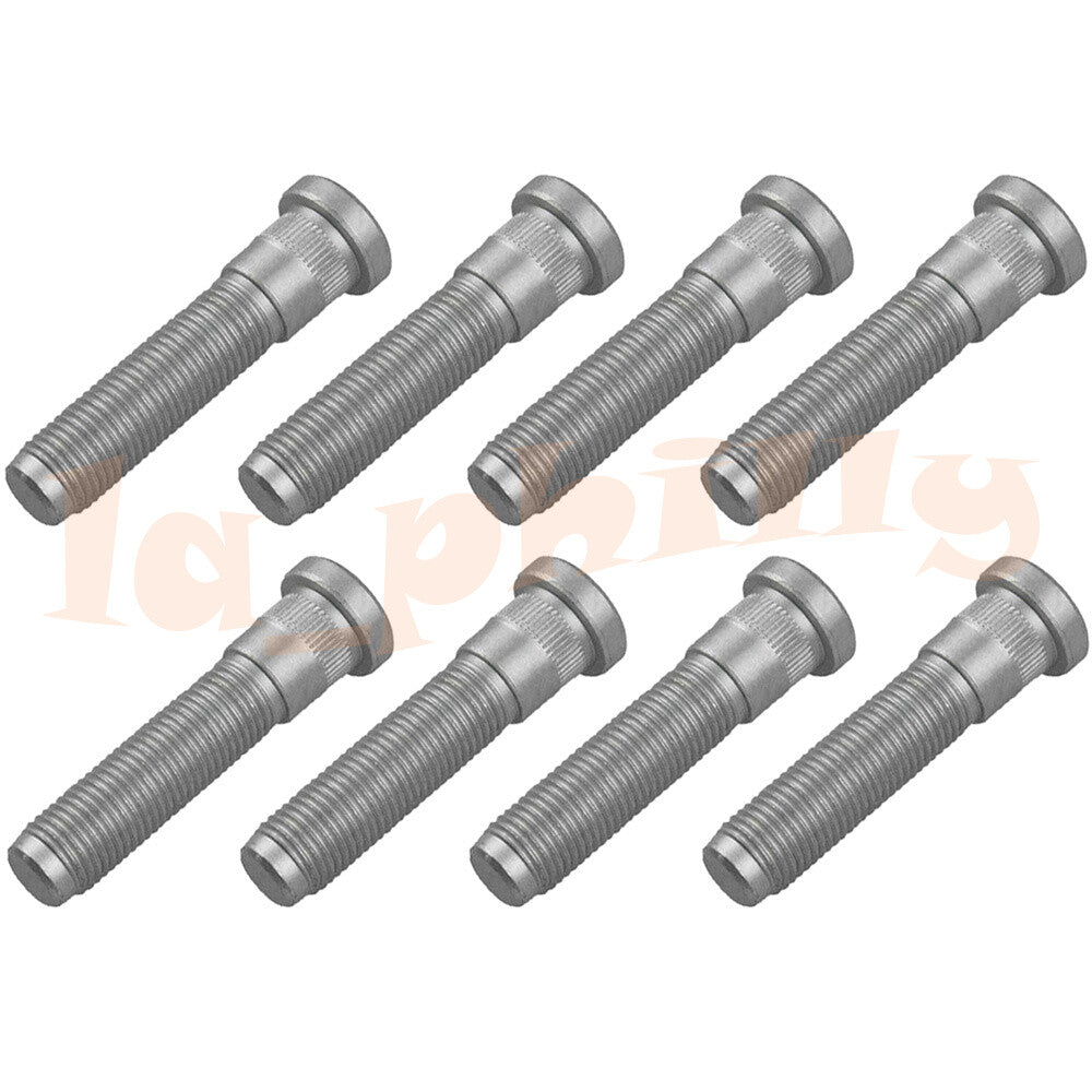 8x Wheel Hub Stud Set For 2012-19 for Dodge for Ram 2500 3500 Front Rear 6509866AA Q