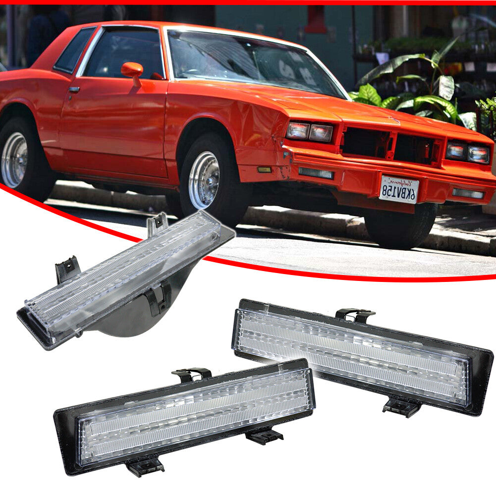 For 81-88 for Monte Carlo SS Transparent Driver Passenger Signal Light Housing Kit - v