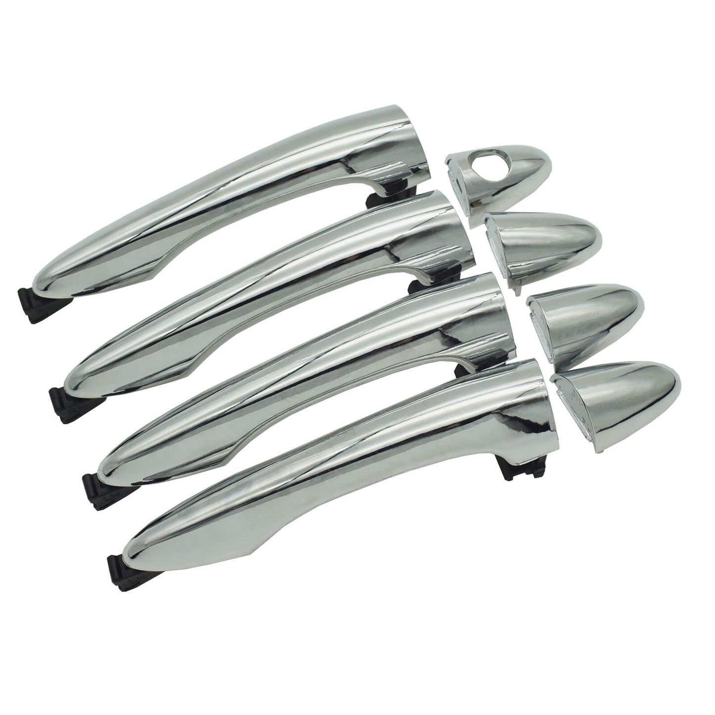 4-Piece Set Exterior Door Handle for CHRome FL RL RR for for Kia 2011-2016- v