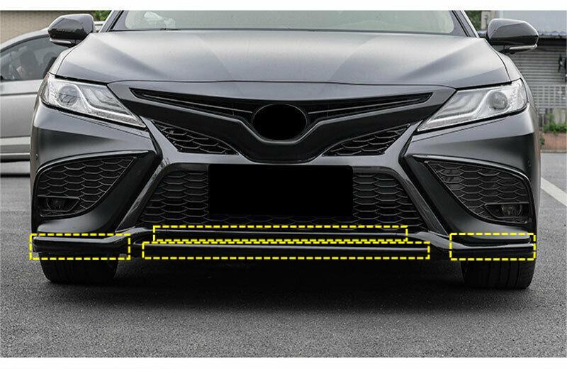 for Toyota for Camry SE XSE 21-23 Gloss Black ABS Front Bumper Bottom Guard Cover 4x