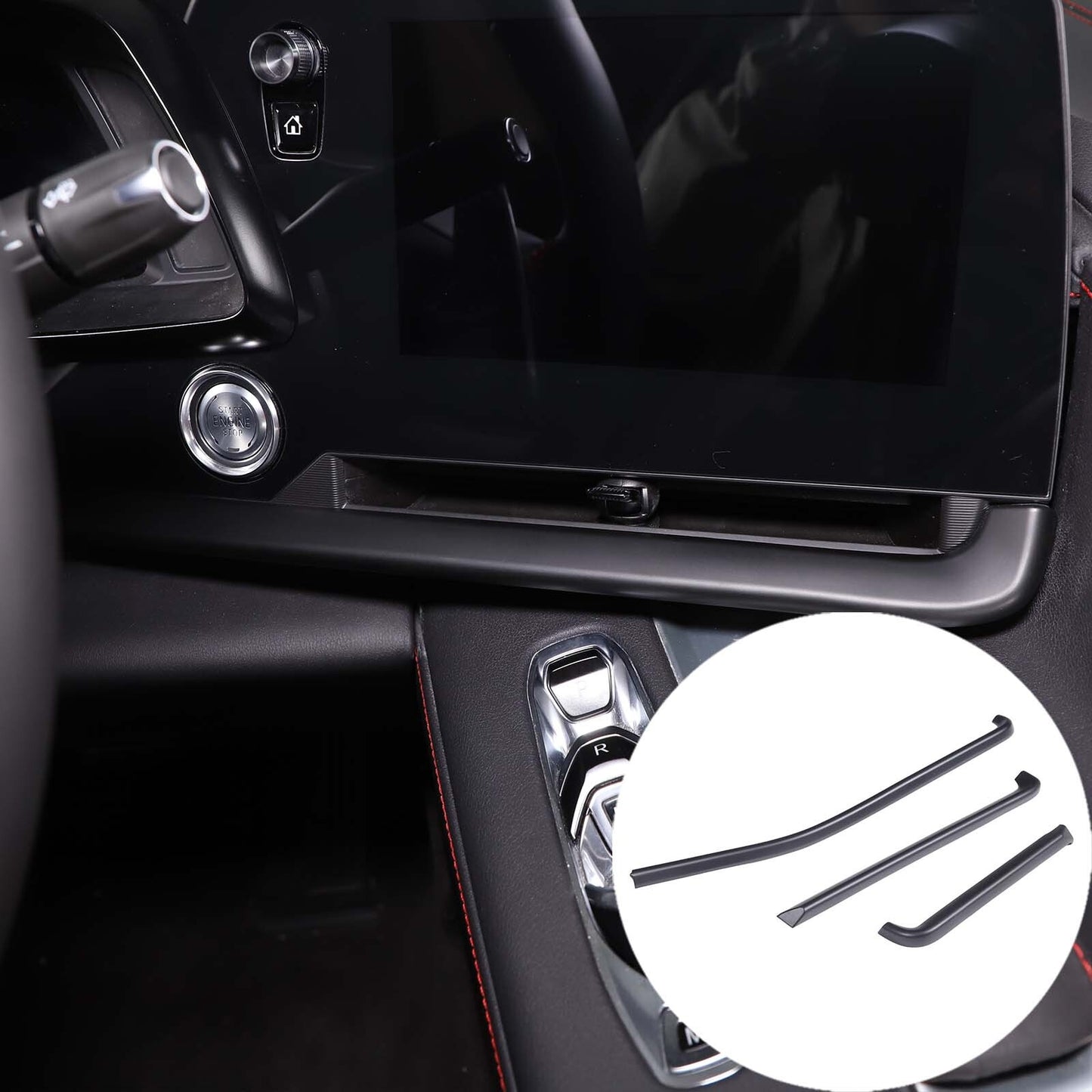 ABS chrome rear taillight side cover decoration suitable for Tundra 2022-2023- v