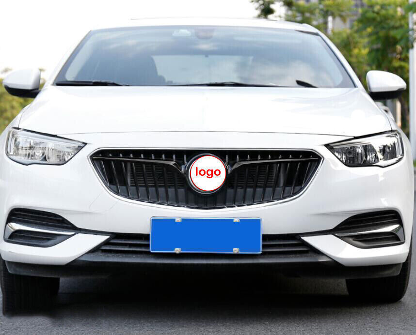 Gloss Black Front Grille Grill Strips Decor Cover Trim for Buick Regal 2017-2020