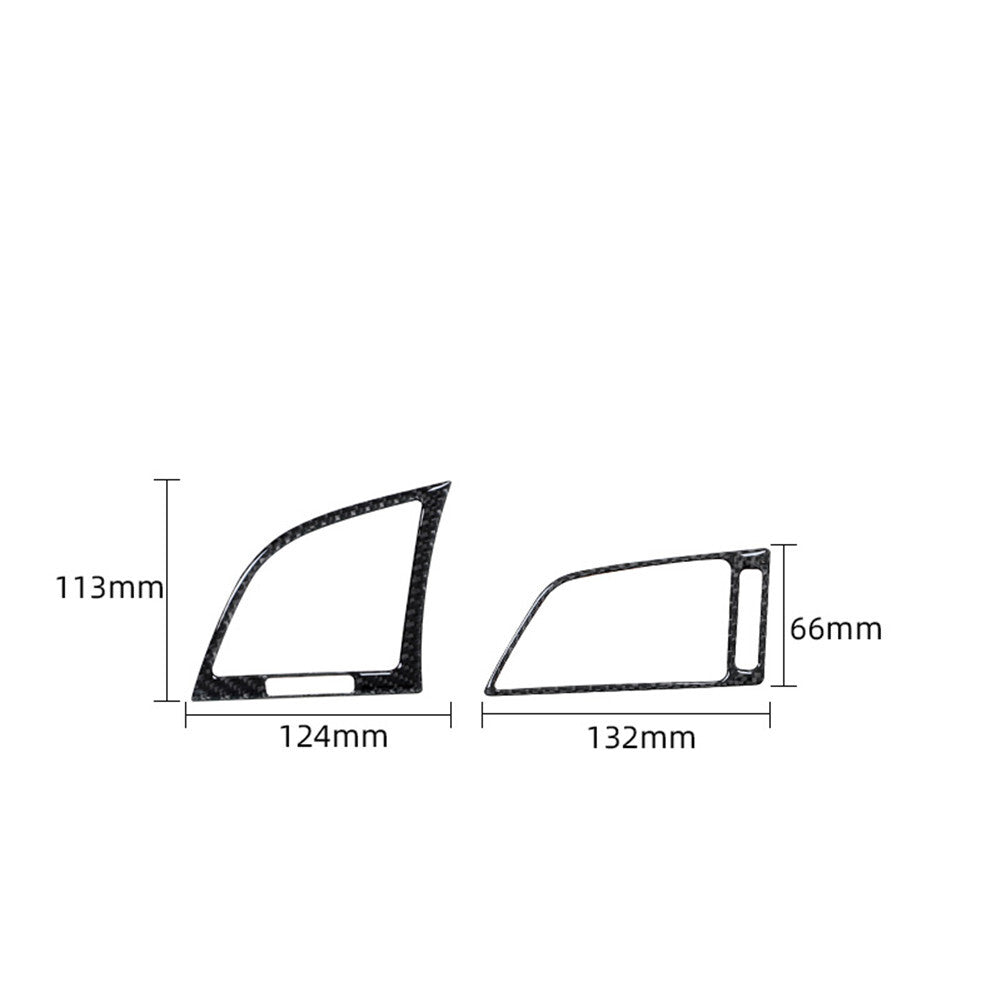 Carbon fiber ABS outer mirror protective cover suitable for Mazda 3 Axela 2014-2018- v
