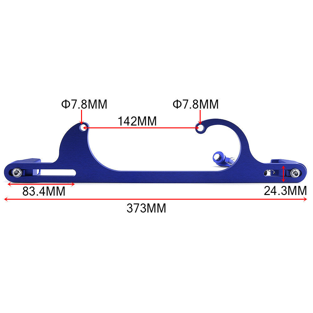 Blue throttle cable holder for 4150 4160 carburetor throttle cable carbohydrate holder