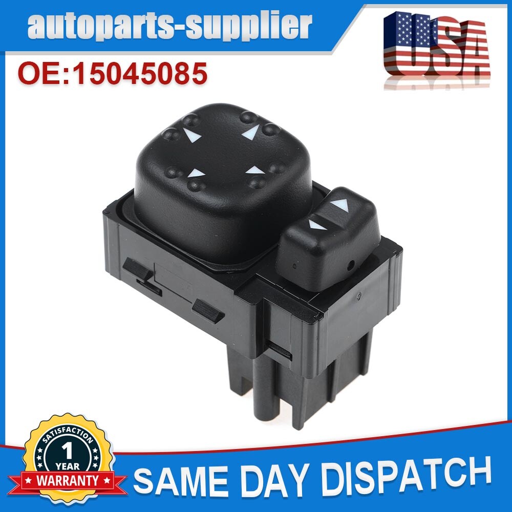 Driver Left Power Mirror Switch Control 15045085 for Chevy Silverado for GMC for Sierra