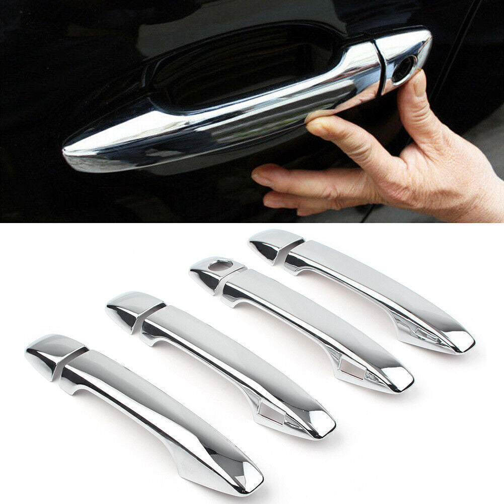 Chrome Side Door Handle Cover Trim for Subaru Forester 2013-2018 2017 2016 2015