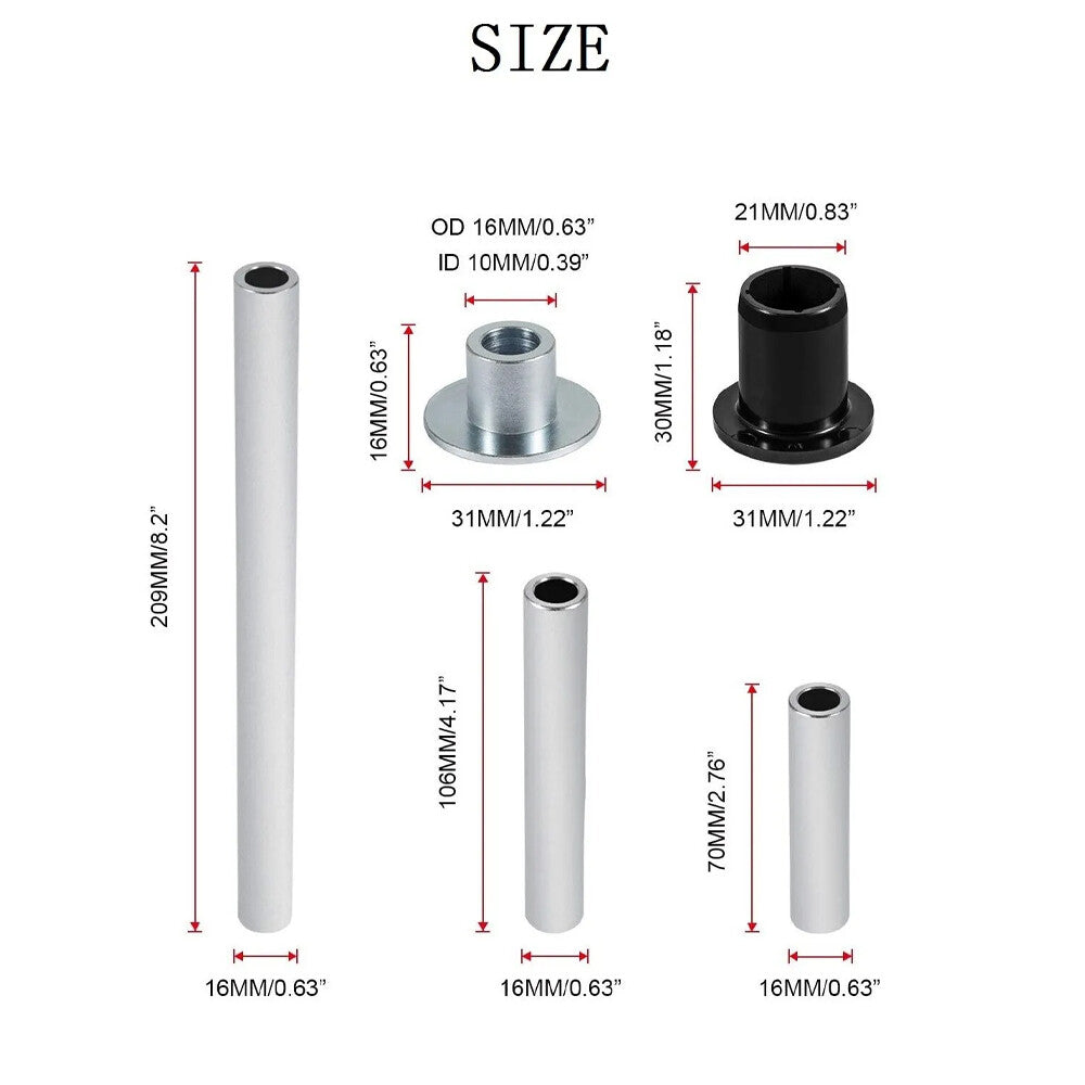 Complete Front Rear A-Arm Bushing Kit for 2008-2014 for Polaris RZR 800/800 S/800 4