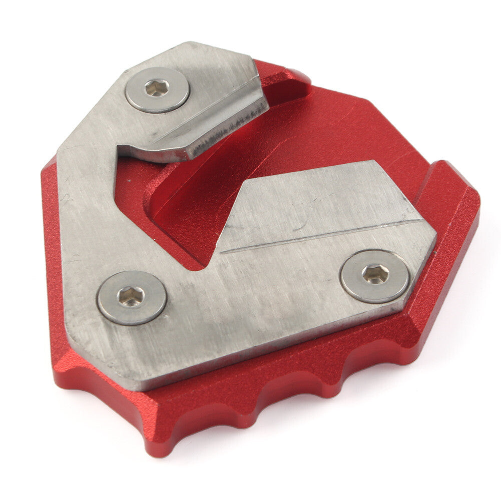 for BMW S1000XR 2014-2018 Kickstand Side Stand Enlarger Foot Support Plate Red