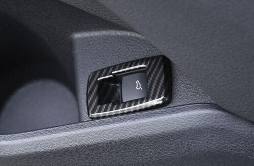 Rear Door Switch Cover Trim ABS Tailgate Carbon Fiber Fit for BMW X2 2018-2021