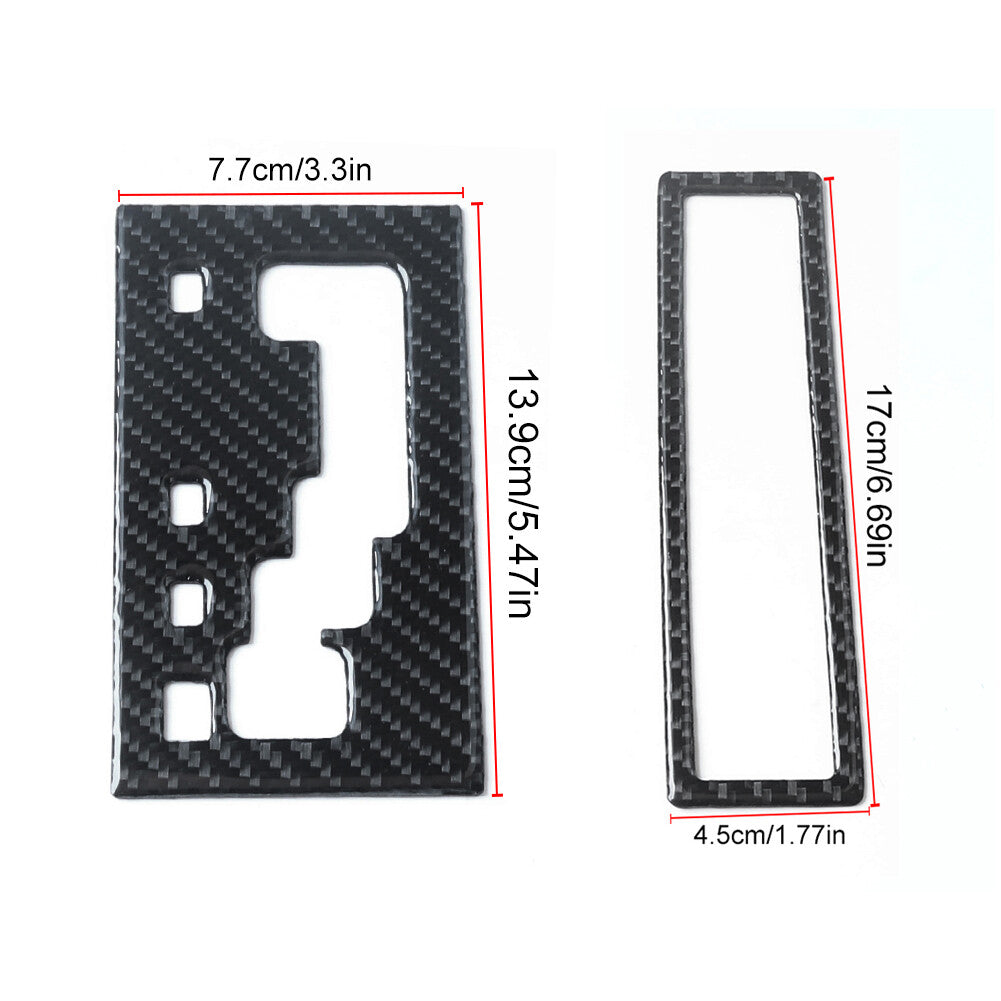 Carbon Fiber for Co -pilot Dashboard Cover Trim Strip for Dodge Journey 2009-2010 SXT v