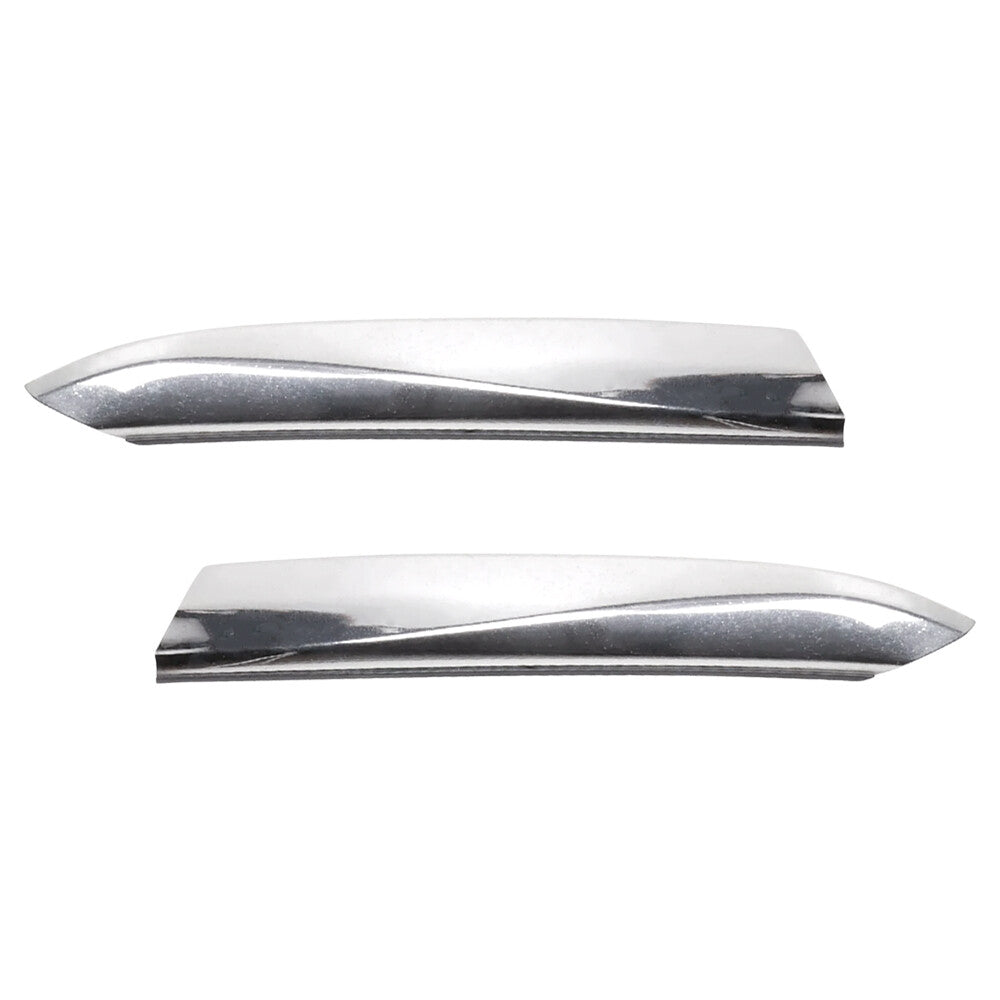 2x Front LH RH Side Bumper Insert Molding Strip Plate Fits for XF 2016-2020