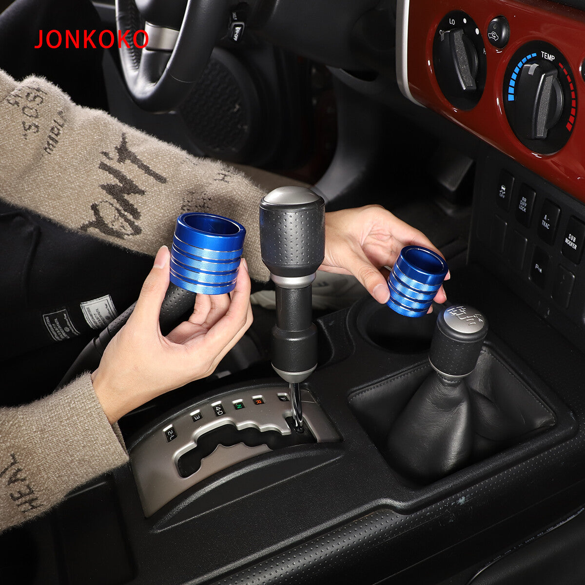 Sliver Steel Interior Gear Button Frame Trim Cover for Jaguar XJ 2010 - 19 US- v