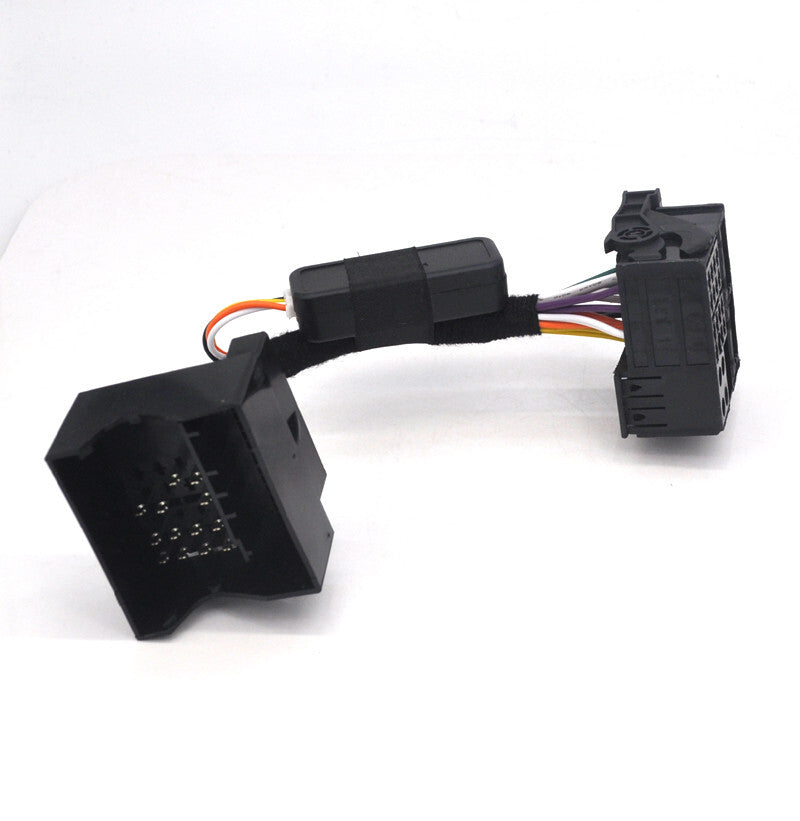 For PQ for VW RCD330 360 Car Radio Steering Wheel Button Control Simulator Adapter v