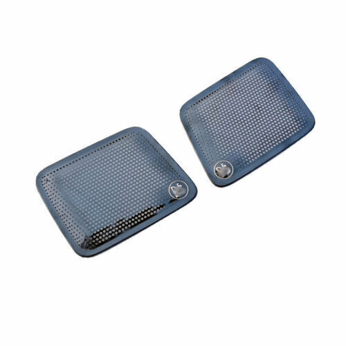 2X Trim Cover for Ford Explorer 2020-24 Rear Speaker Audio Surround Black Steel