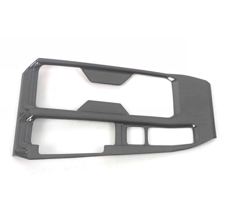 Black Steel Inner Gear Shift Panel Frame Cover Trim for Honda Accord 2023-2024