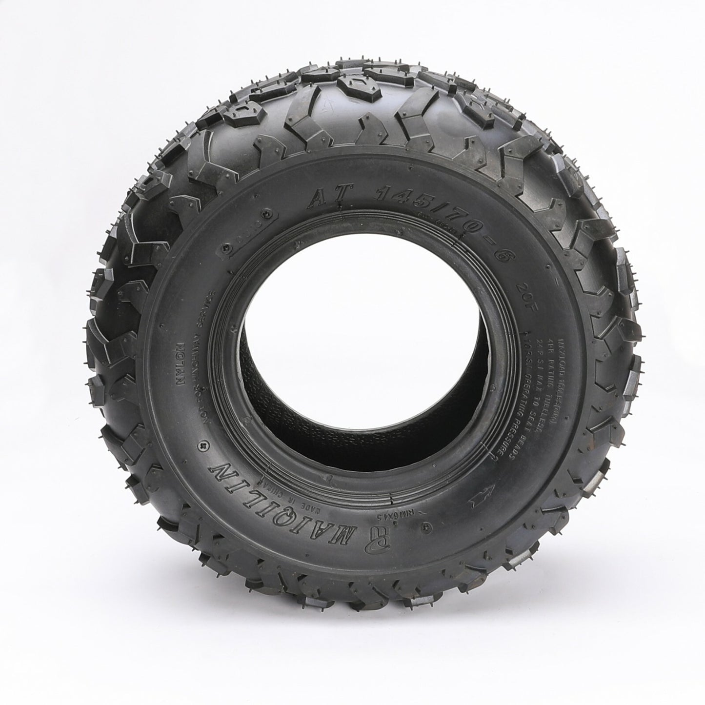 A pair of 145/70-6 tubeless tires (145x70x6) suitable for all-terrain vehicles with four coolers, Taodao for Mini Bikes.