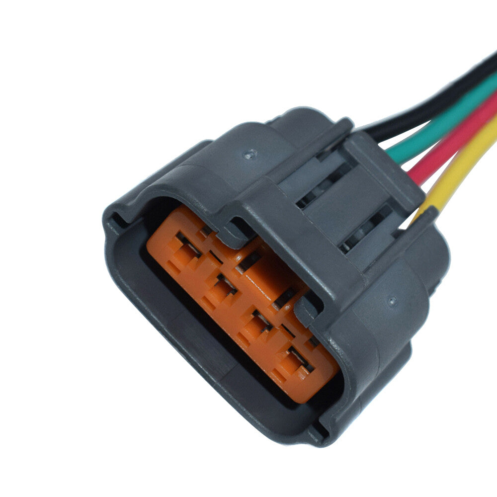 Distributor Connector Plug Harness Pigtail 4-Wire Black For B2600i B2600 Q