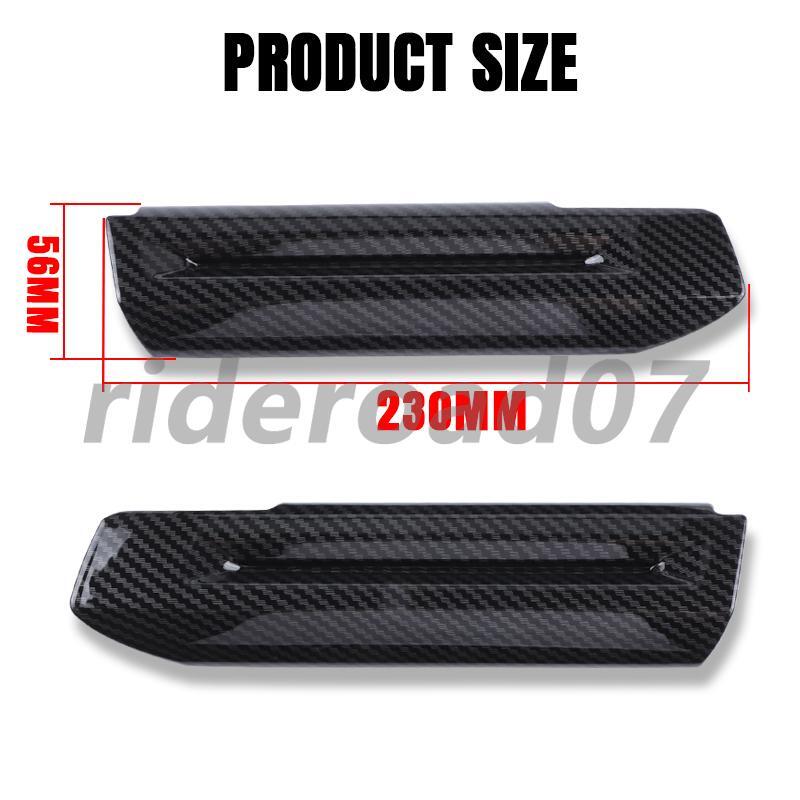 2pcs Interior Door Armrest Handle Cover Trim for Ford for Mustang 2015-2020