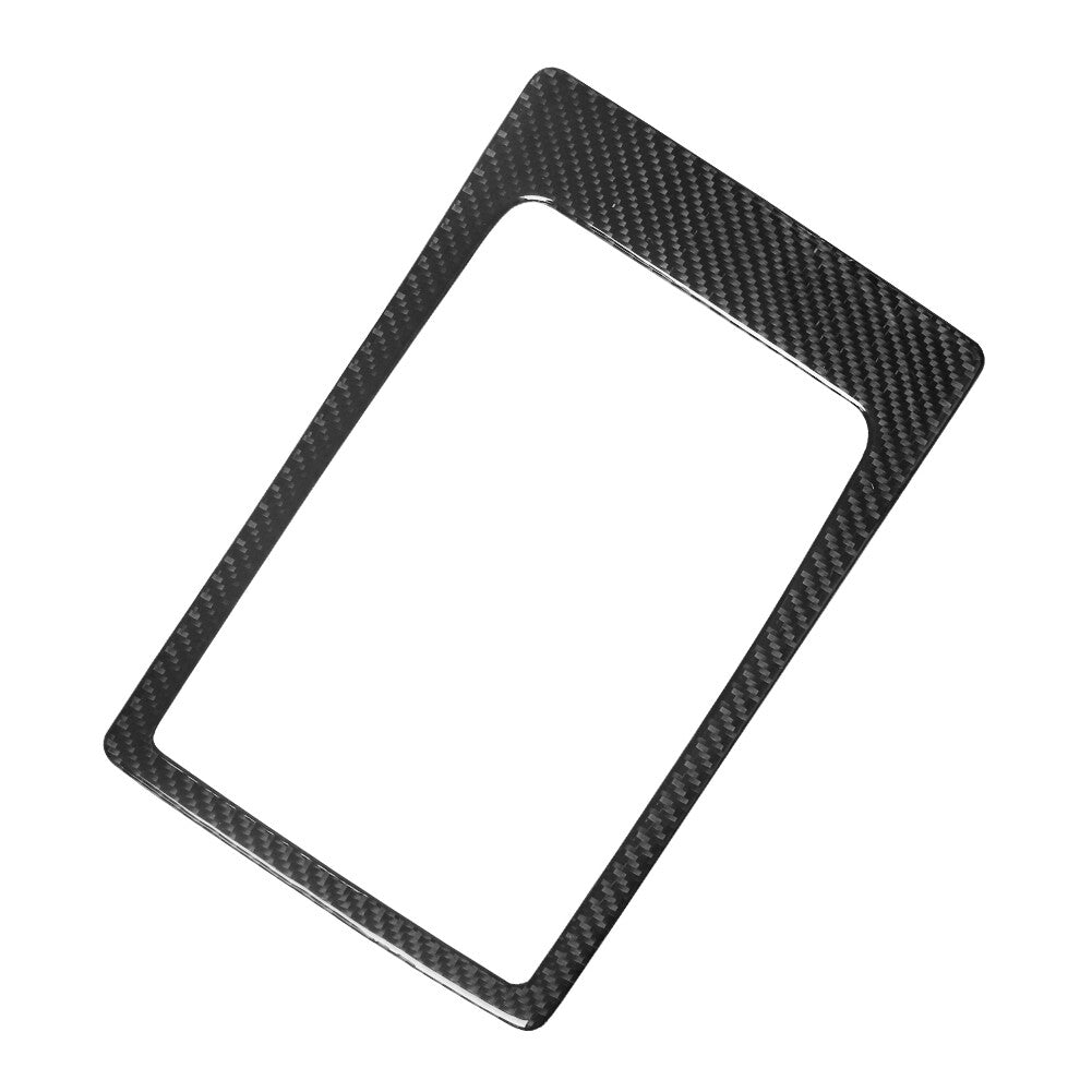 2Pcs Carbon Fiber Center Storage Box Panel Cover Trim for Camry 2007-2011 v