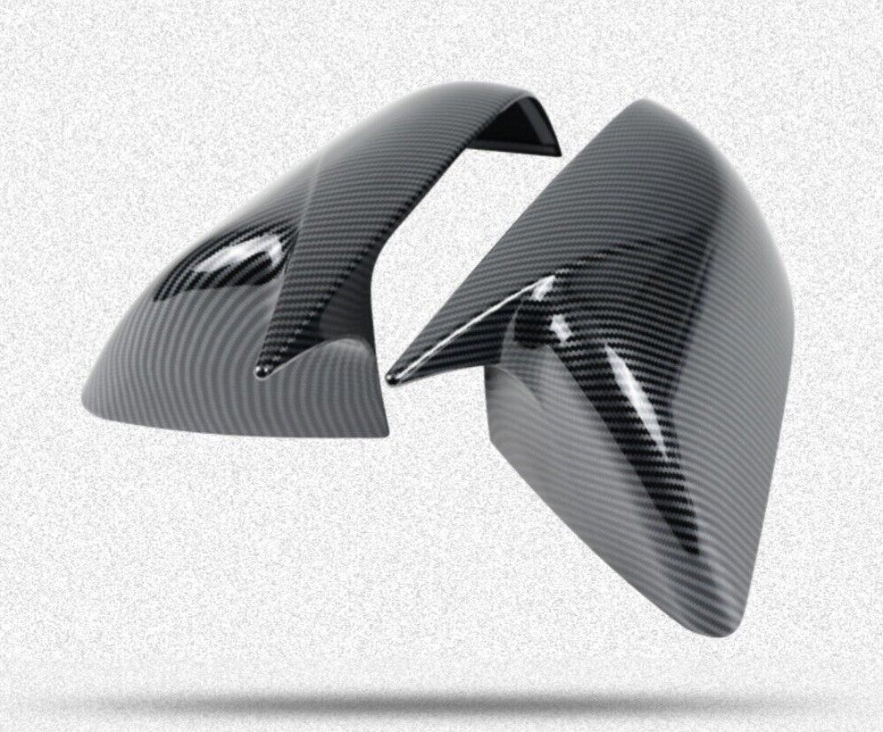For 2023 for Tesla for Model Y Carbon Fiber Door Side View Mirror Cover Cap Accessories