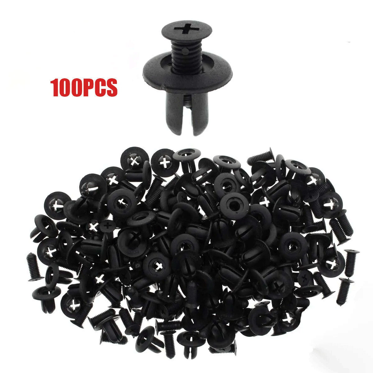 100PCS Retainer for Veloster Clips 86590-28000 Car Bumper Fender Fastener for Tucson