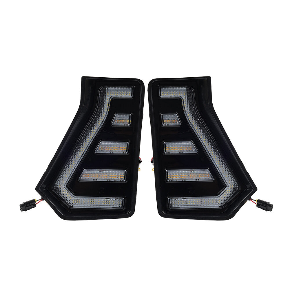 2x Front Fog Light Side Grille Daytime Running Light for Toyota Tacoma 2024 2025