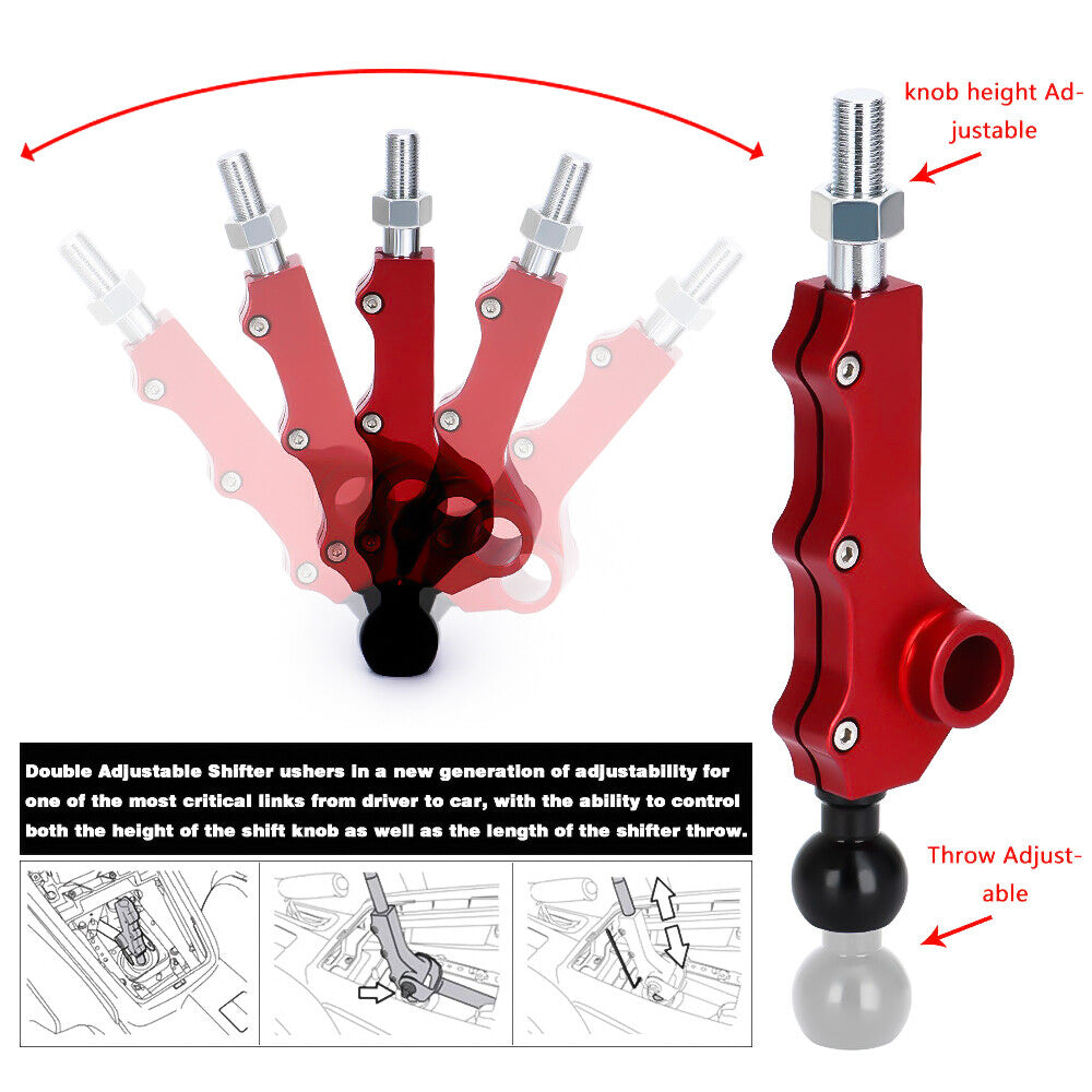 Dual Adjustable Short Shifter for Subaru Impreza WRX Legacy Outback 2008-2014