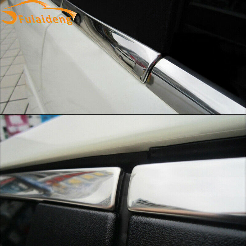 ForToyota for Corolla 2014-2018 Chrome Car full Window Sill Trim Molding Cover trim