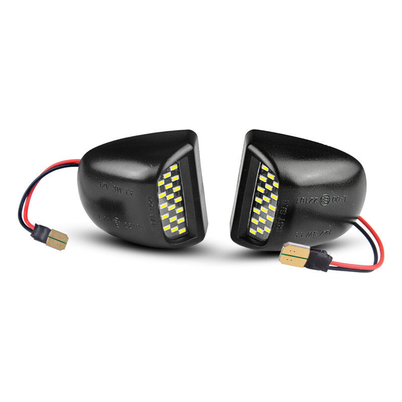 2Pc White 6000K 18 LED Car License Plate Lights Lamp For Silverado Avalanche for GMC