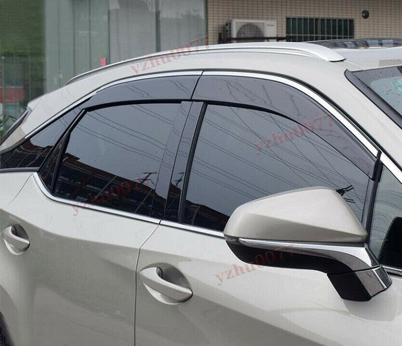 for LEXUS RX350L RX450L 2018-22Window Side Visors Sun Rain Guard Vent Deflectors