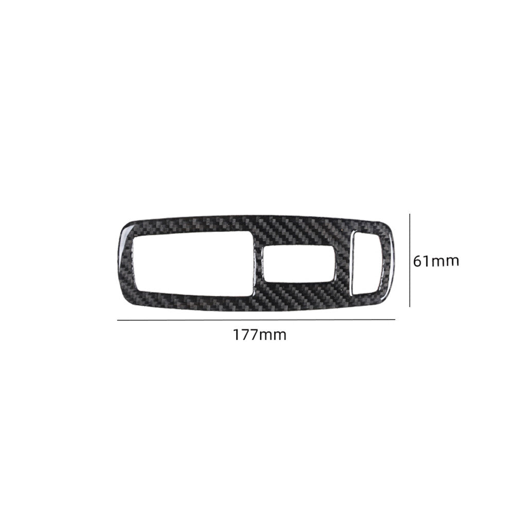 Carbon fiber passenger side window control cover trim for Chrysler 300 2015 - 22
