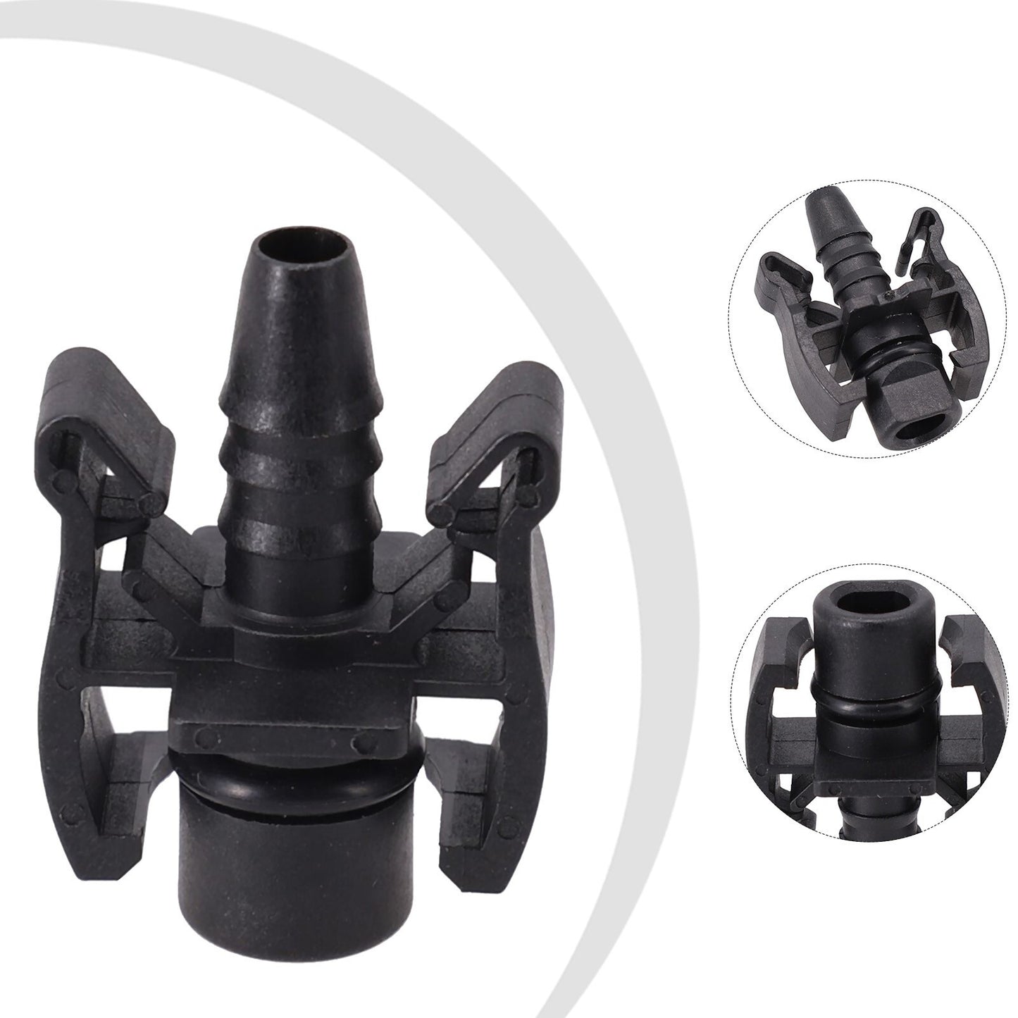 Car Expansion Water Tank Water Hose Straight Connect Connector Accessory v