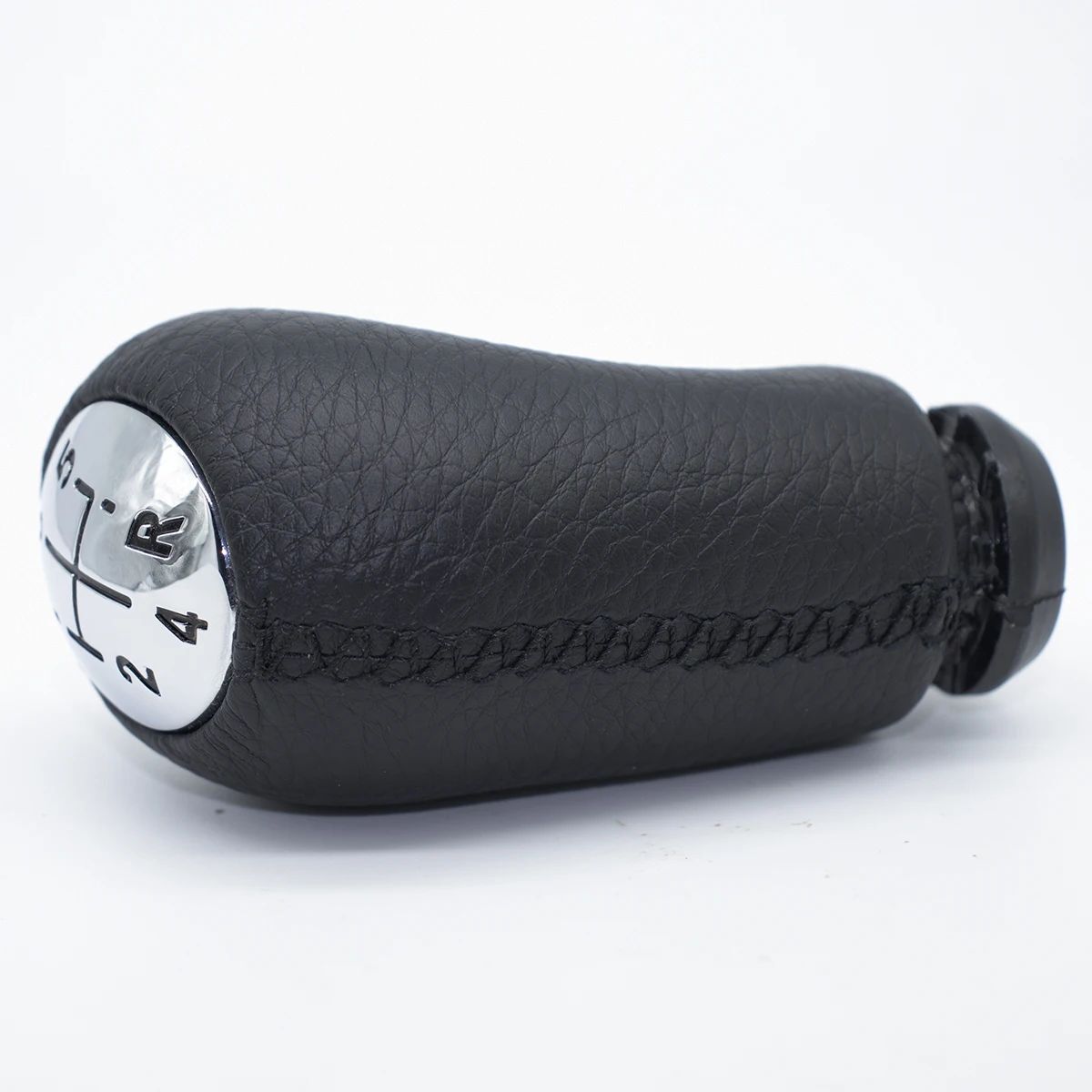 Gear Shift Knob for Renault for Dacia Lodgy Inner Sleeve 5 Speed+R Black Leather MT