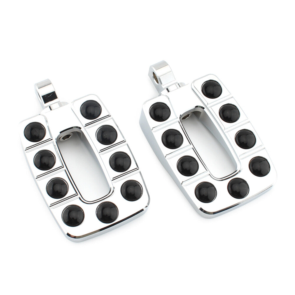 2x Foot Peg Footrest Pedal Non-slip for Harley Dyna Srtster XL883 XL1200 Motor