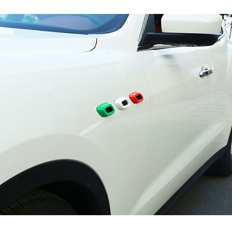 3-Colour Side Wing Air Vent Fender Cover Trims 6P for Maserati for Levante 2016-2021