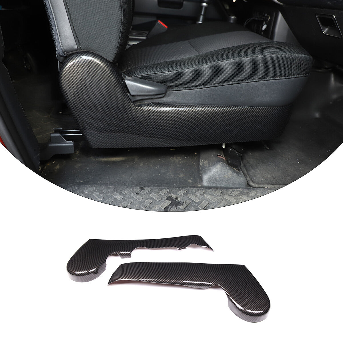 Red Right Passenger Car Rear Mirror Cap Cover For ToyotaRAV4 19-22- v