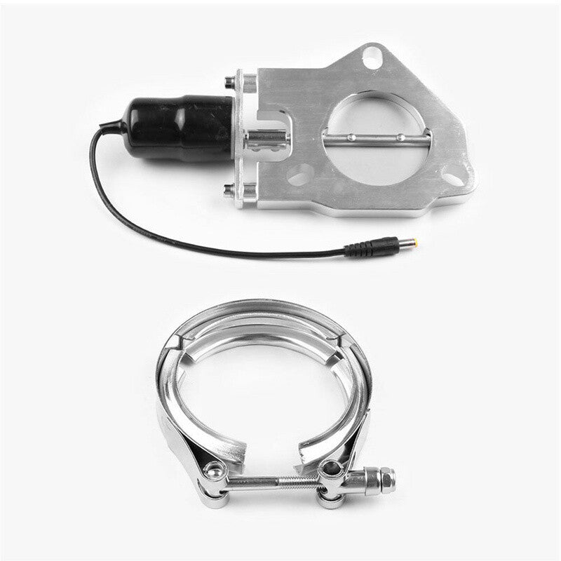 3-inch Electric Exhaust Control Electronic Shut-off Valve System Y-tube with Switch Remote Control Kit Q