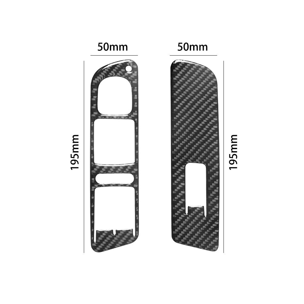 Red Carbon Fiber Left Of Driver Side Dash Cover Trim for Chrysler 200 2011-2014 v