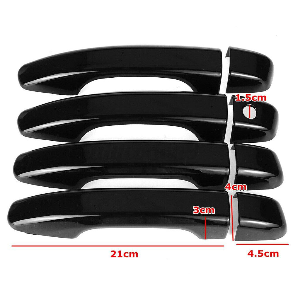 For 2018 2019 2020 2021 for Honda Accord Glossy Black Side Door Handle Covers Trims