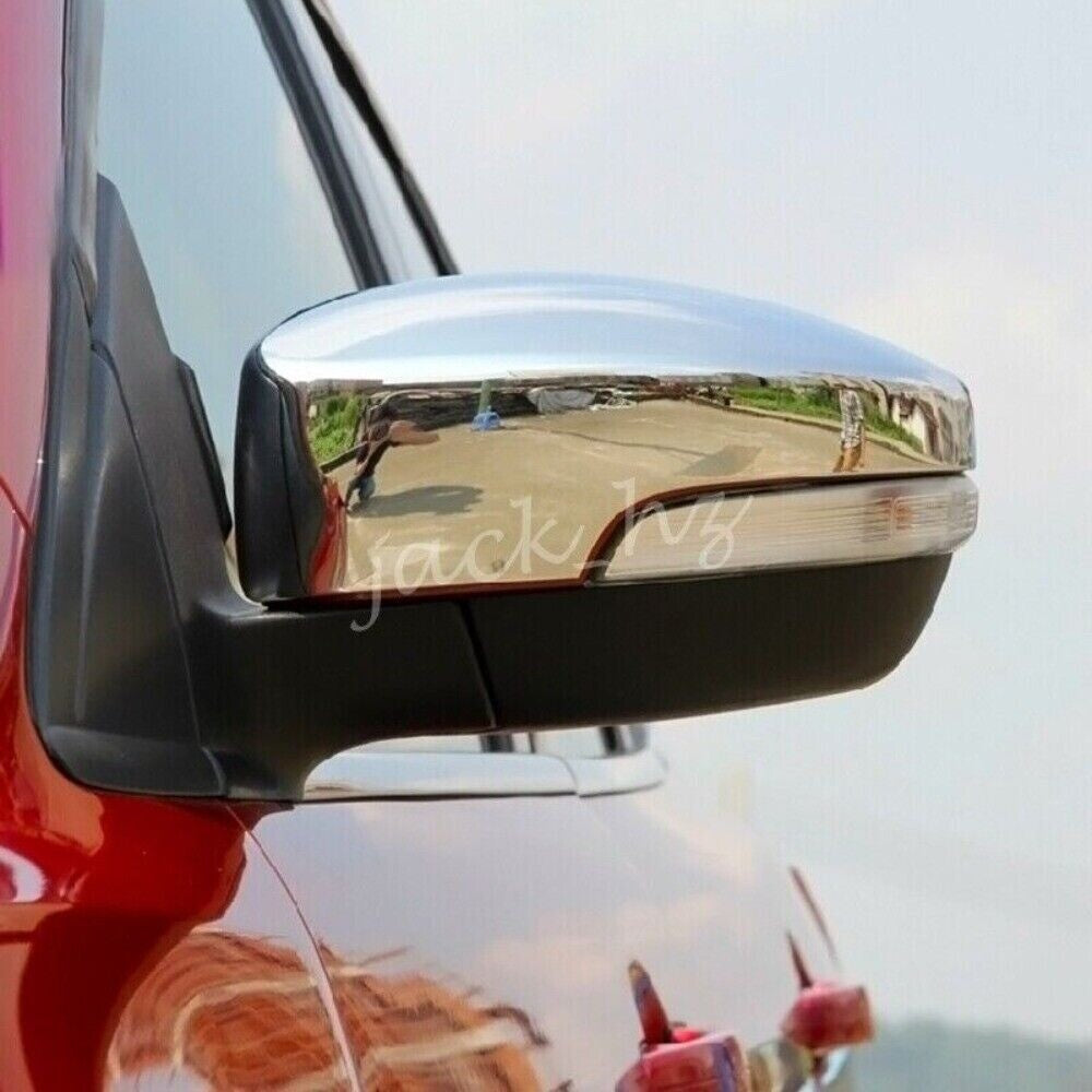 Chrome Side Rearview Mirror Cover Cap Replace For 2013-2019 Kuga Escape New n
